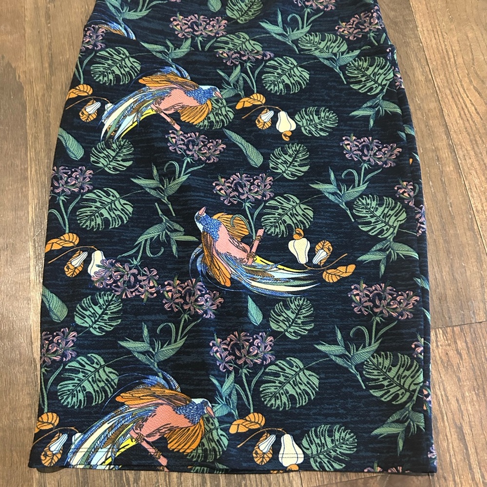 Floral Patterned Women's Pencil Skirt